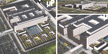 Ingenieuze zonwering voor nieuw groot hospitaal in Charleroi