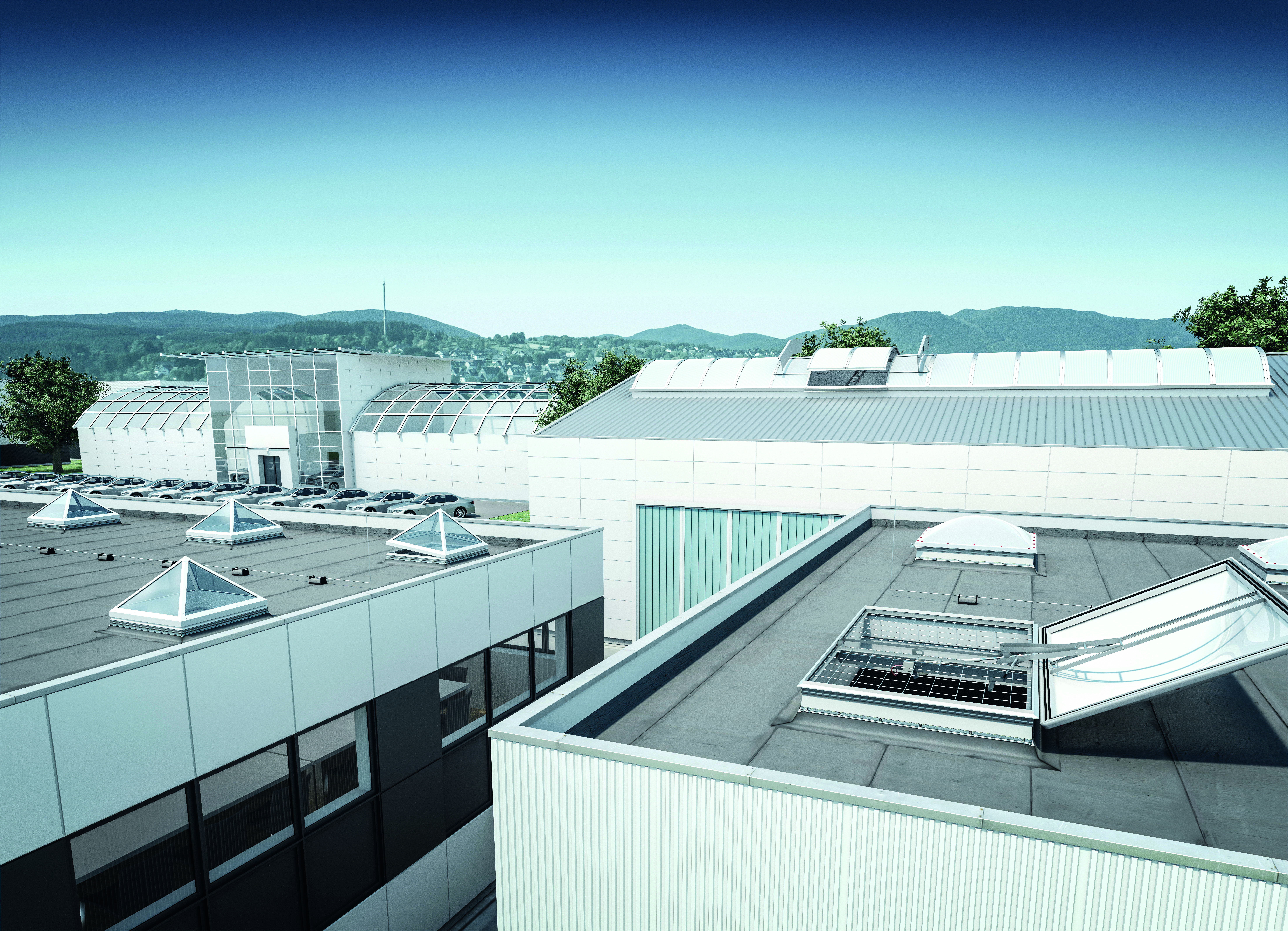 Velux Commercial kit voor trappenhall
